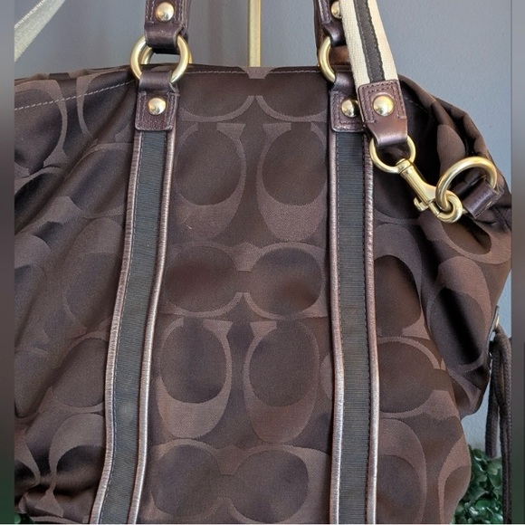 Coach Poppy Chocolate Brown Hobo Bag - Picture 7 of 16